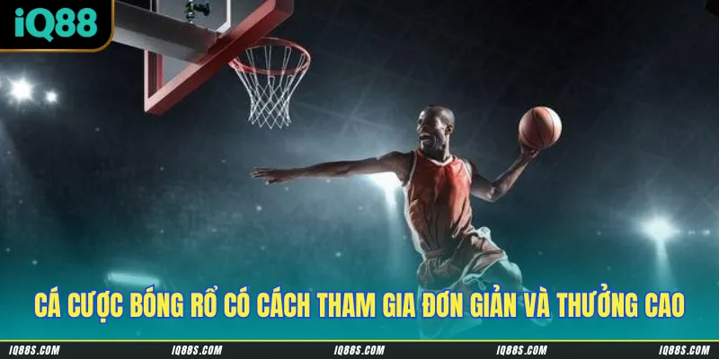 Cá cược bóng rổ có cách tham gia cực kỳ đơn giản và thưởng cao