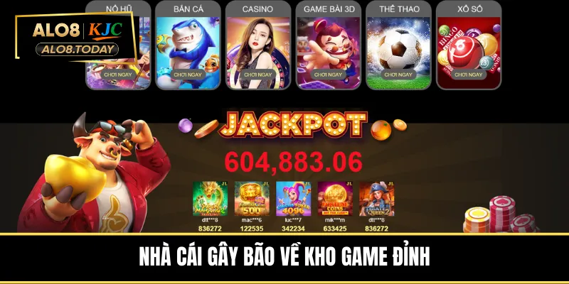Nhà cái gây bão về kho game đỉnh